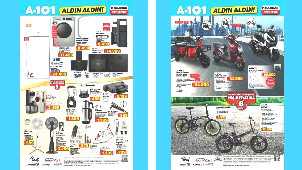 ELEKTRİKLİ ARAÇLAR VE BÜYÜK ÜRÜNLER APEC 3 Tekerlekli Elektrikli Moped 54.990 TL Volta Elektrikli Moped 32.990 TL APEC APX7 200 CC Motosiklet 99.000 TL Katlanabilir Elektrikli Bisiklet 32.500 TL