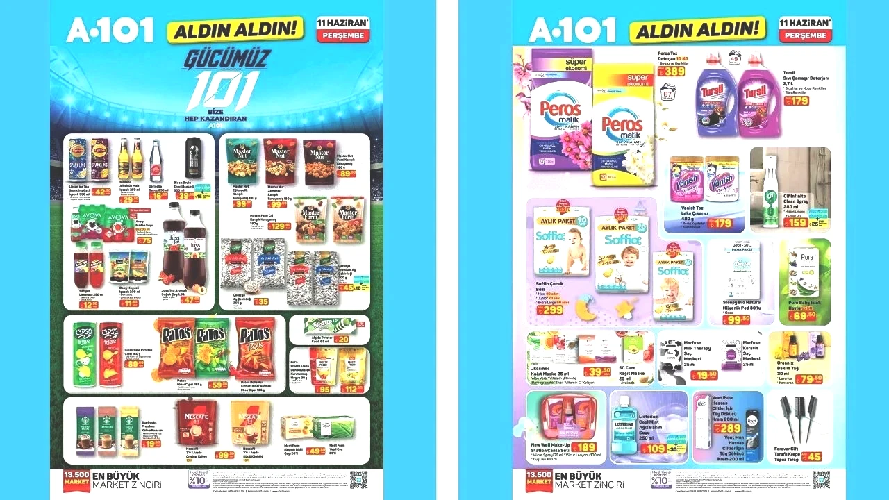 ATILIM ÜRÜNLER VE İÇECEKLER  Atıştırmalık ve içecek grubunda da çeşitli ürünler yer aldı.  Coca-Cola / Fanta 1,75 L 65 TL Cappy Pulpy Portakal 1 L 60 TL Eti, Ülker ve diğer bisküvi ürünleri Indomie Noodle çeşitleri 72,50 TL